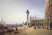 Jean Baptiste Camille  Corot Venise (mk11) Spain oil painting artist